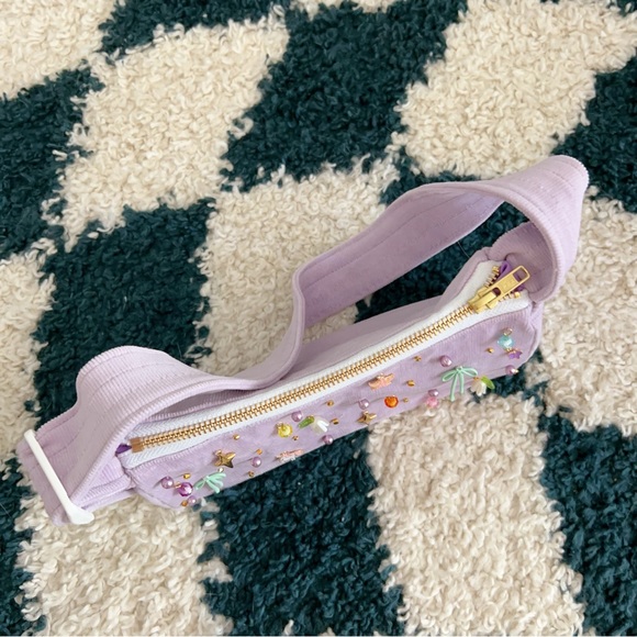 Handmade Pastel Purple Shoulder Bag - Picture 4 of 4